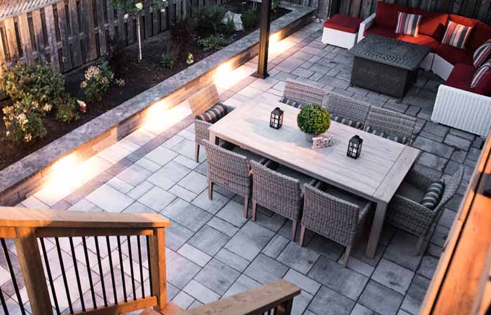 Backyard Interlock Patios & Pool Decks