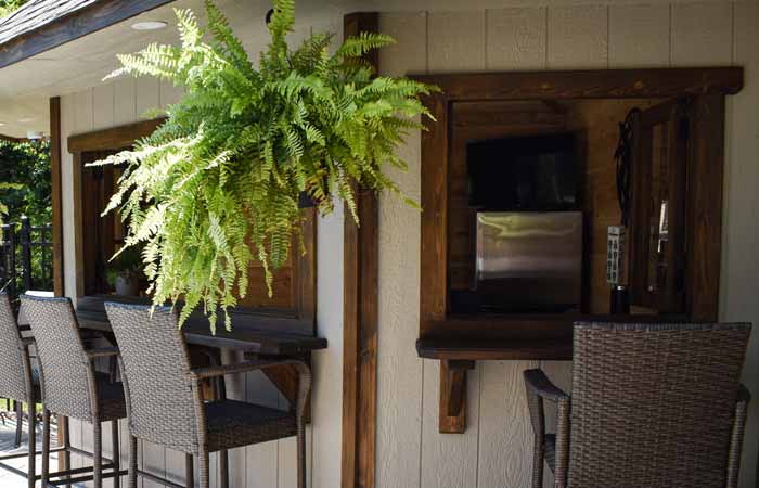 Backyard Kitchens & Barbecue Areas Landscaping