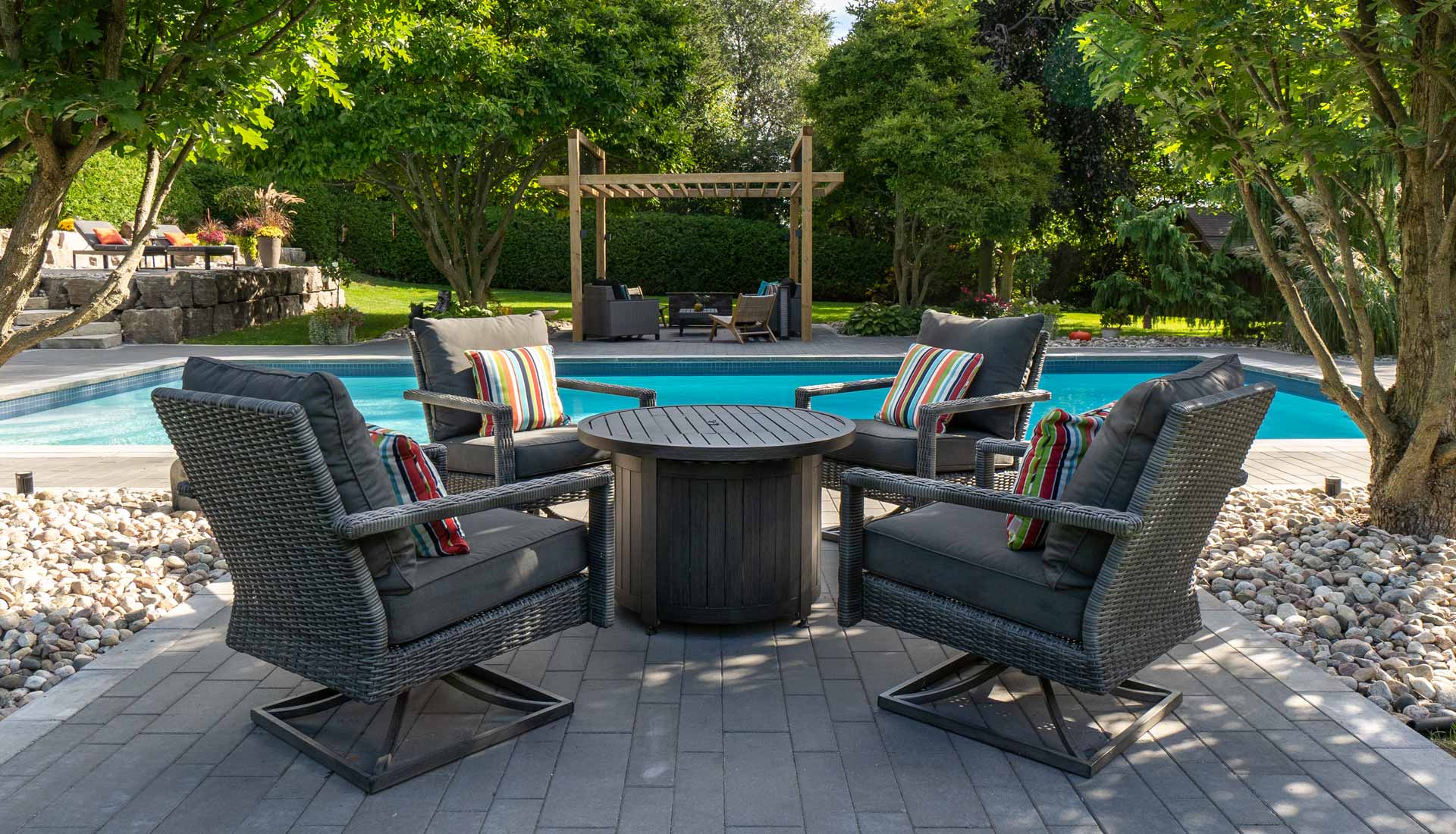 Complete Backyard Custom Landscaping Oshawa Ontario (Featured)